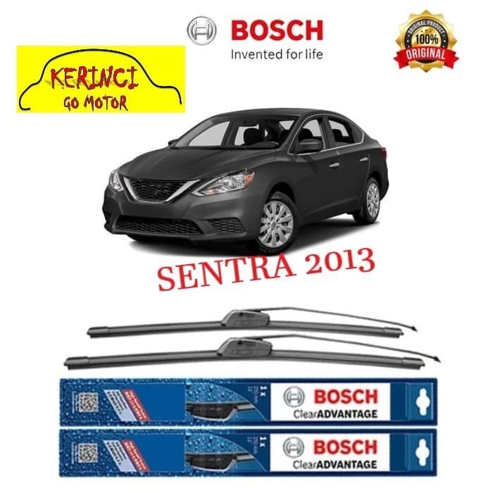 WIPER BOSCH CLEAR ADVANTAGE NISSAN SENTRA 2013 20&quot; &amp; 18&quot; SEPASANG