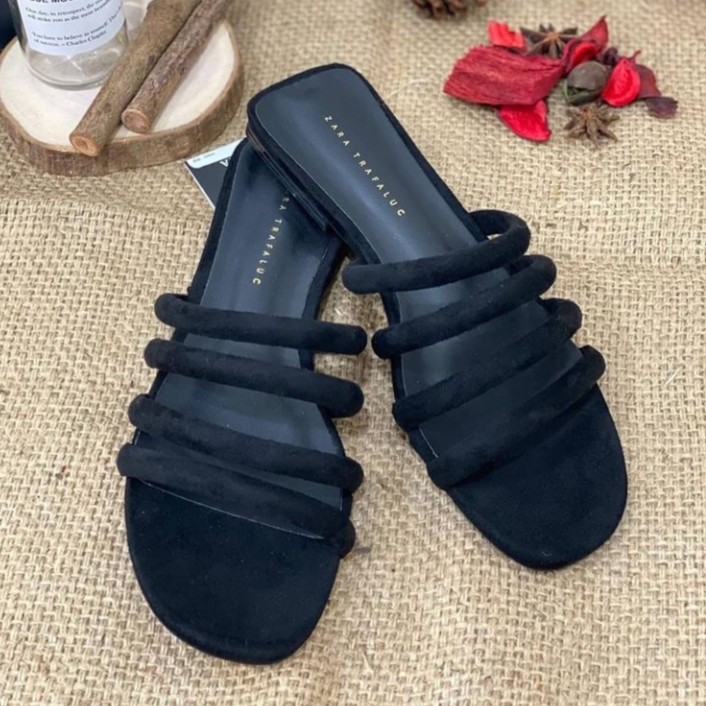 ( FREE PAPPERBAG ) COD SEPATU WANITA | ZARA TRANSPARANT SANDAL ORI PREMIUM IMPORT