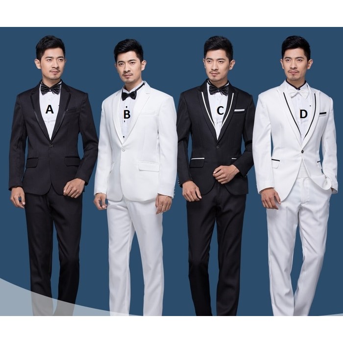 Jas Pengantin 0150717J Hitam/PutihJas Formal