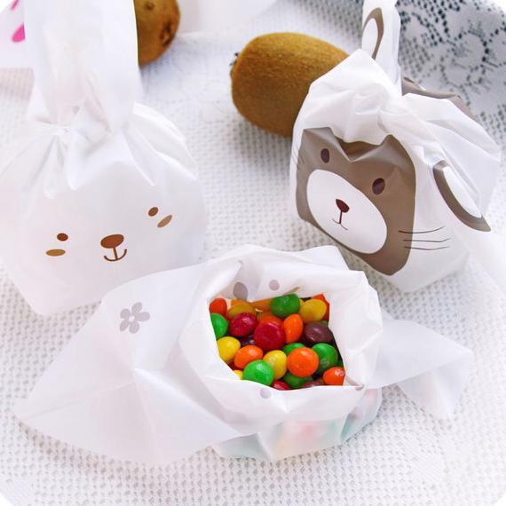 

BARU plastik packing rabbit kantong coklat permen cake cookies hadiah bread