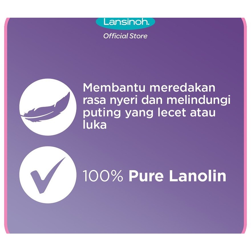 Lansinoh Lanolin Nipple Cream / Efektif atasi Puting Lecet