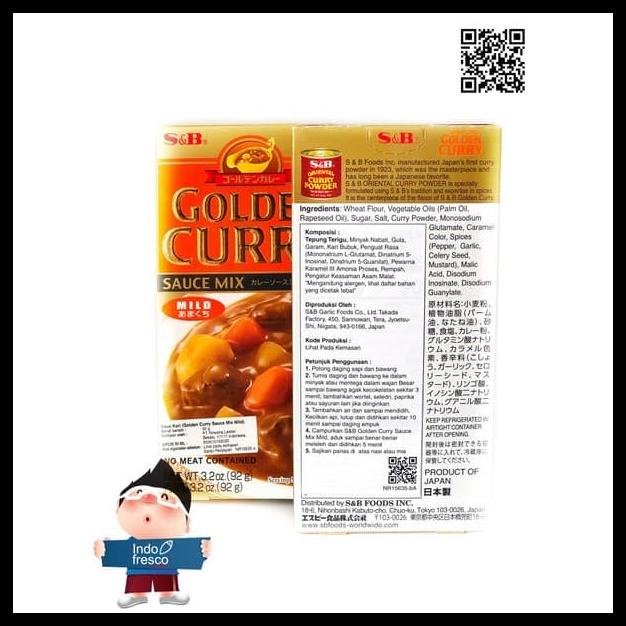 

TERBARUU!! S&B Golden Curry Sauce Mix/ Saus Kari - 100g TERLARIS