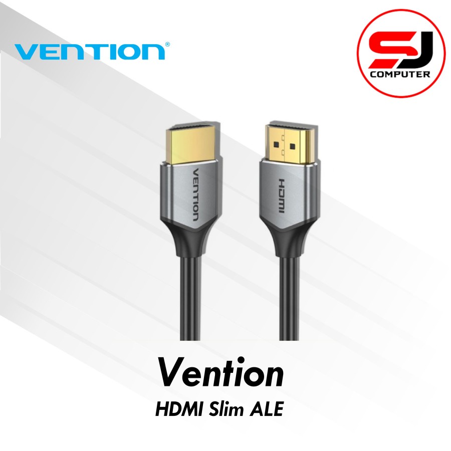 Kabel HDMI Vention ALE Kabel HDMI Slim V2.0 Ultra HD 4K HDR