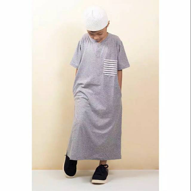 Preloved musave jubah anak premium gamis anak laki laki size M 5-6 tahun