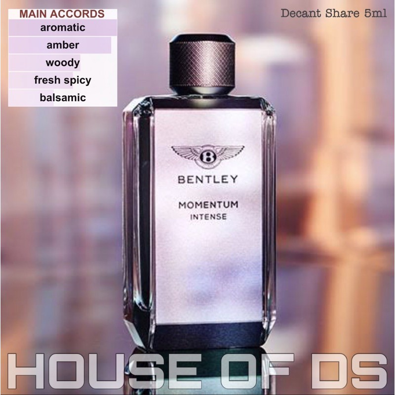 Decant Bentley Momentum Intense Men EDP 5ml