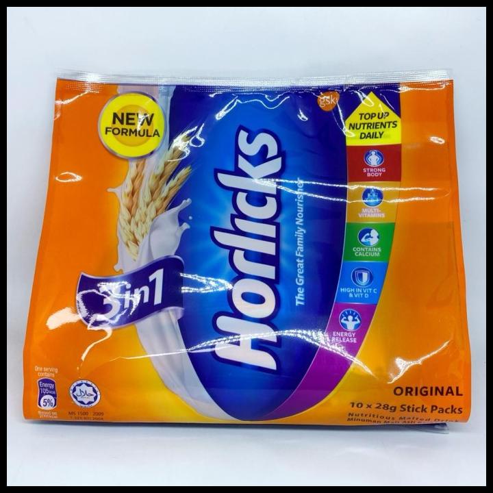 

Horlicks Original 3 In 1 Malaysia/ Nutritious Malt Drink