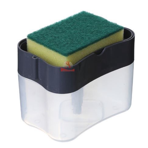 SOAP PUMP SPONGE CADDY DISPENSER TEMPAT SABUN CUCI PIRING / SIKAT DISPENSER SABUN OTOMATIS/ SPON+TEMPAT SABUN CUCI PIRING