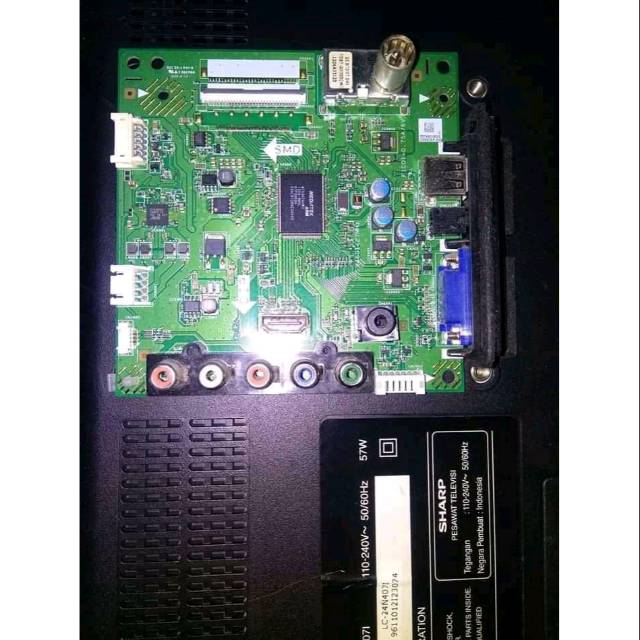 Mb - Mainboard - Motherboard - Mobo - Micom - Modul - Mesin Tv LCD Sharp LC-24N407I - LC-24N4071 - L