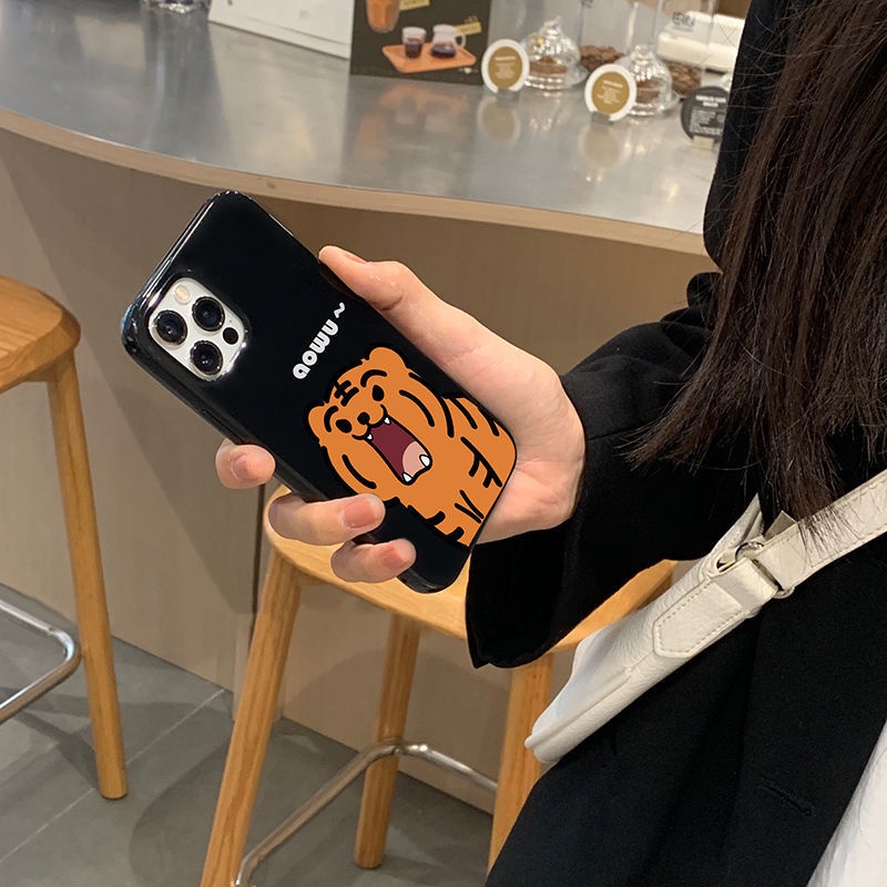 Case Pelindung Motif Kartun Harimau Untuk Iphone 14 11 12 13 PRO MAX