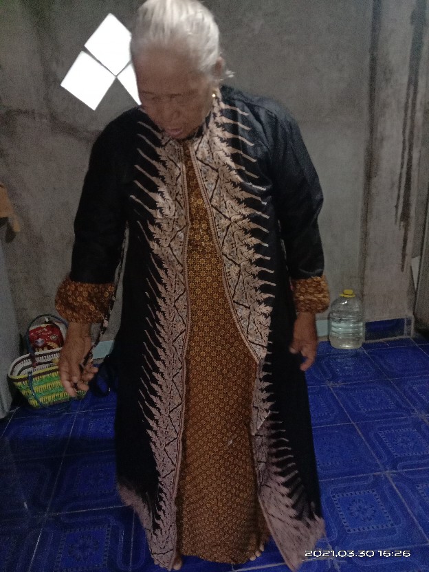 Gamis Cardi Batik Halus, Gamis Batik Busui, Gamis Batik Sabyan