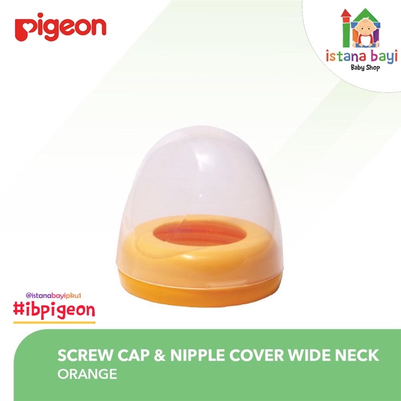 PIGEON Screw Cap + Nipple Cover Wide / Tutup Botol Susu Wide Neck