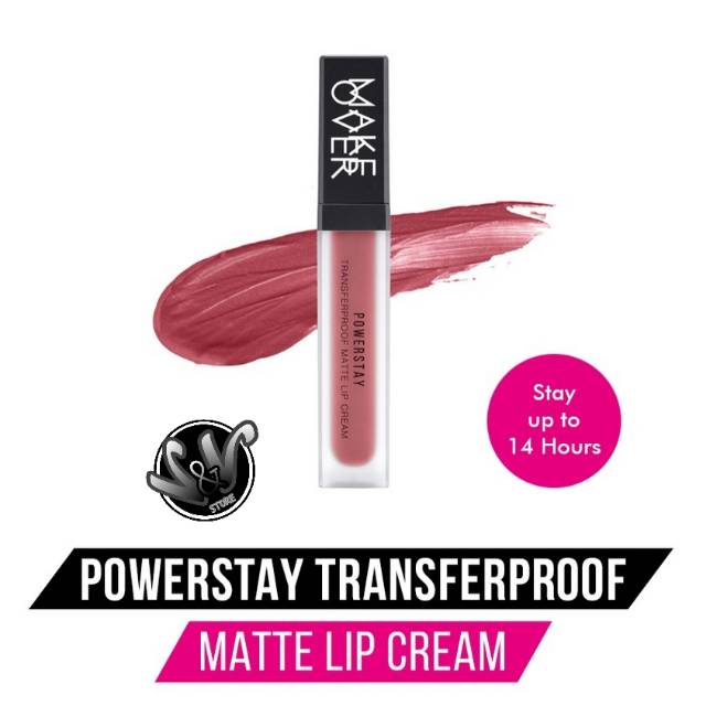 MAKE OVER POWERSTAY TRANSFERPROOF MATTE LIPCREAM/MAKE OVER/LIPSTIK/LIPCREAM/PEWARNA BIBIR/MAKE UP