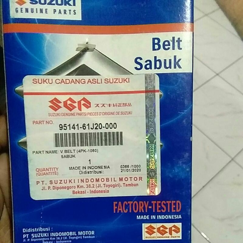 Fan Belt 4 PK 1060 Suzuki Original
