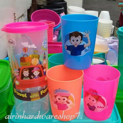 Gelas Beranak Traveler 5 Pcs | Gelas Set My Family Biggy Home