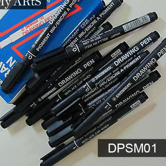 O7 Paket Snowman Drawing Pen Set 9 Ukuran Shopee Indonesia