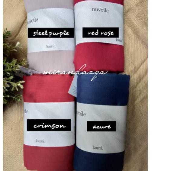 G-849 Nuvoile kami. nu voal plain square by kami idea ⋆