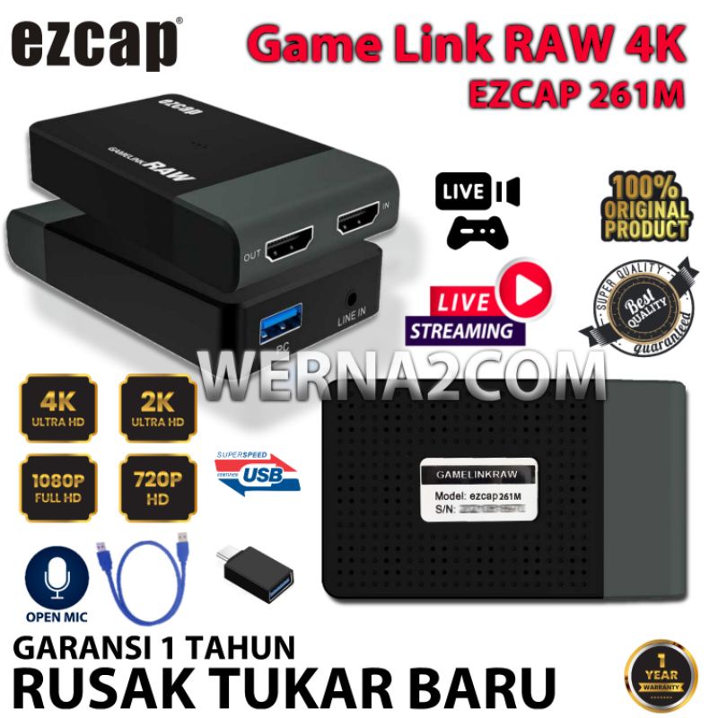 EZCAP 261M USB 3.0 Video Capture GAMELINK RAW / EZCAP261M / EZCAP321A