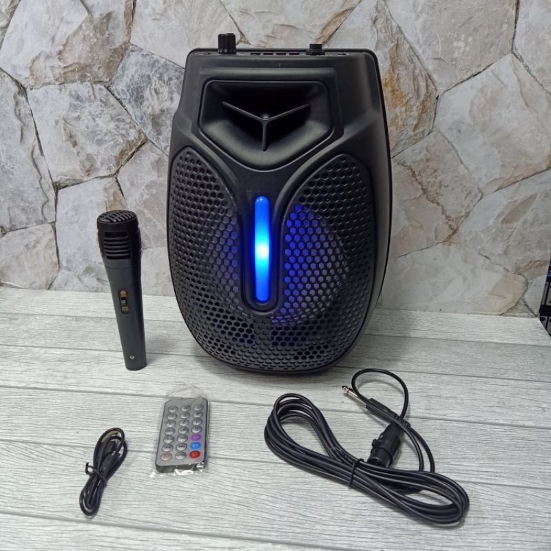 Speaker Bluetooth Karaoke 6,5&quot; Jinlong JL-1915 Free Mic