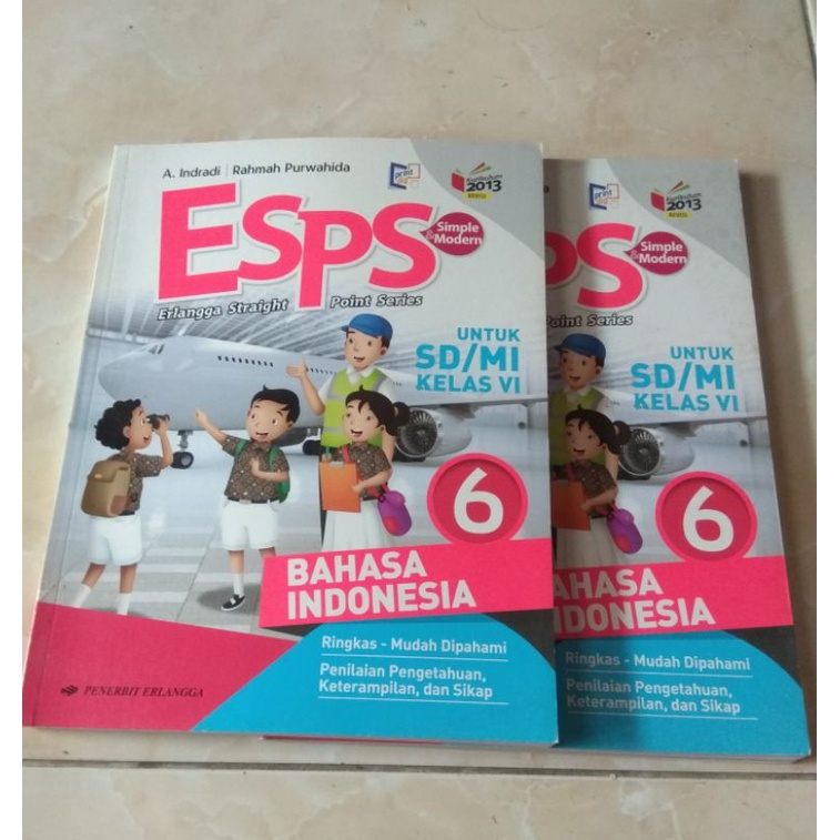 

Buku ESPS BHS Indonesia kls 6 penerbit Erlangga
