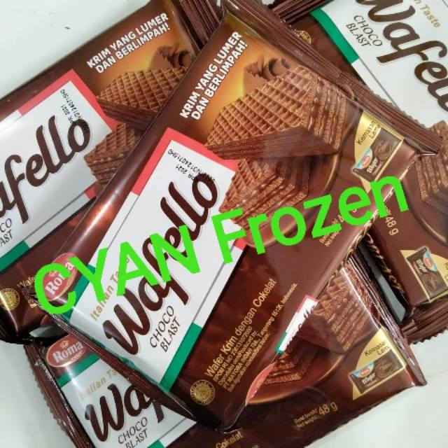 

Wafello Choco Blast 48gr per 5 bungkus