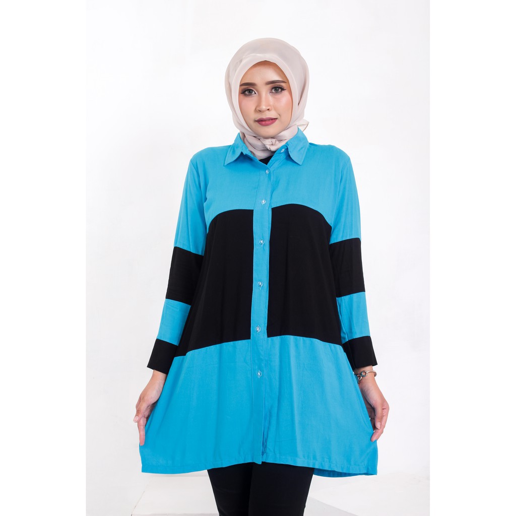 SORAYA TUNIK TURKISH-HITAM