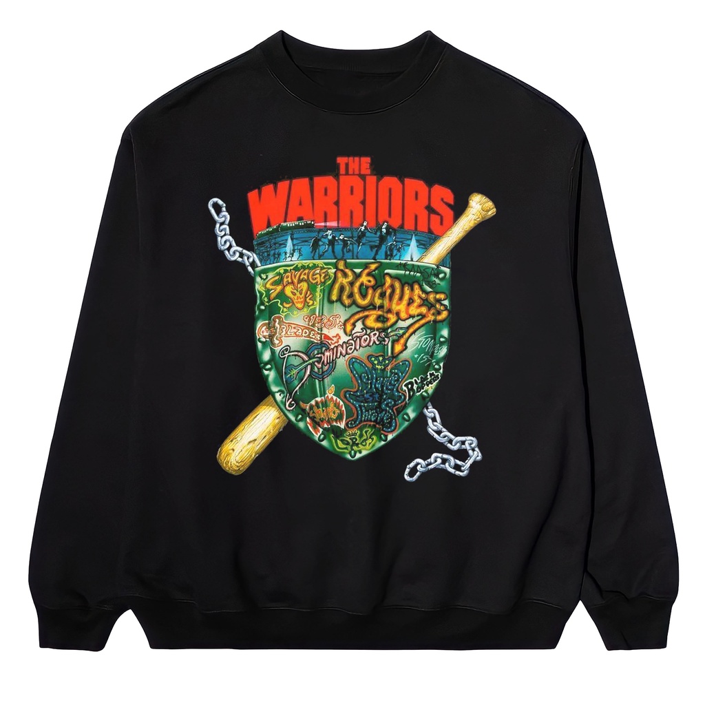 CREWNECK THE WARRIORS LOGO VINTAGE (UNISEX SWEATER)