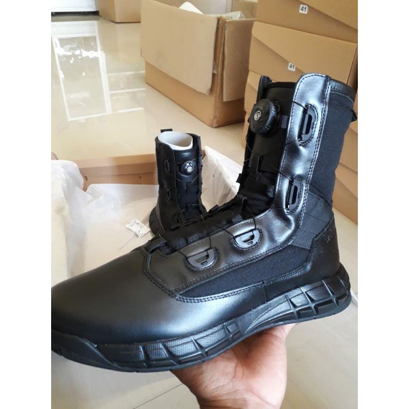 sepatu PDL warior parabellum tali putar replika BOA