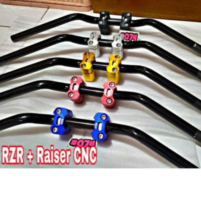 ▲ Stang Rzr Pnp Satria Fu Vixion Cb150r Lengkap Dengan Raiser Cnc Universal Plus Dengan Baut ✹