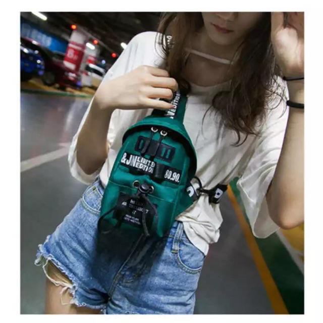 [LOKAL] DOMMO - D1385 WAISTBAG DHEA - Tas Selempang Pria Wanita