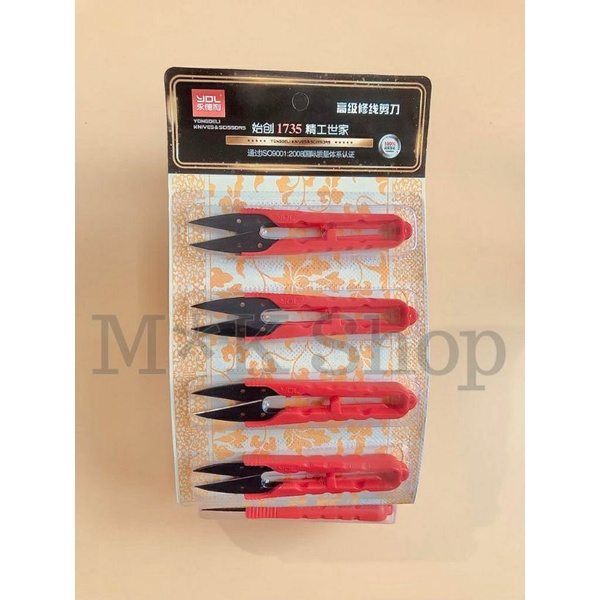 Gunting Benang Jahit. Art: 1735 merah