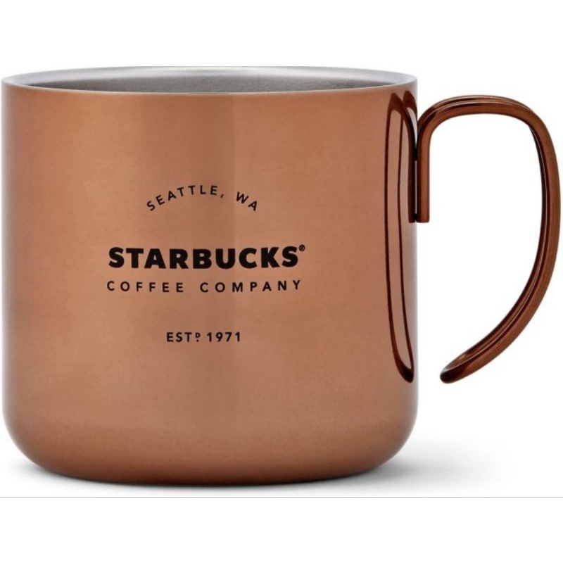 Starbucks Double Wall Stainless Steel Handle Mug