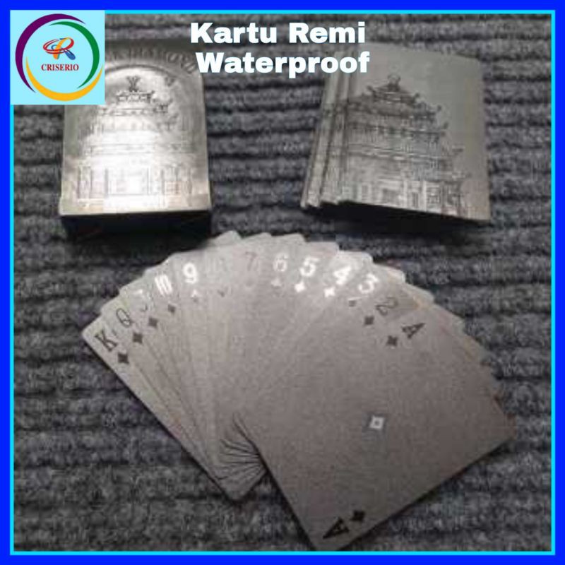 BLACK DIAMOND KARTU POKER REMI PLASTIK WATERPROOF - KARTU REMI PLASTIK