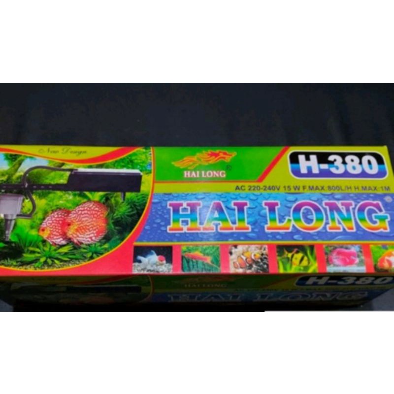 Hailong H 380 Pompa Aquarium/filter aquarium box set komplit saringan