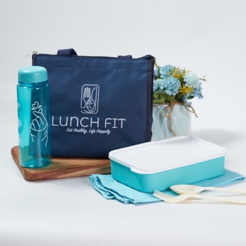 Kotak makan / luch fit set / tempat makan set