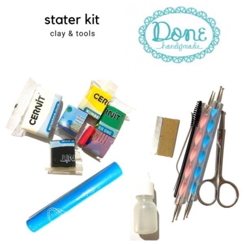 

Done Handymade Stater kit polymer clay paket pemula paket murah - Baca deskripsi Diskon