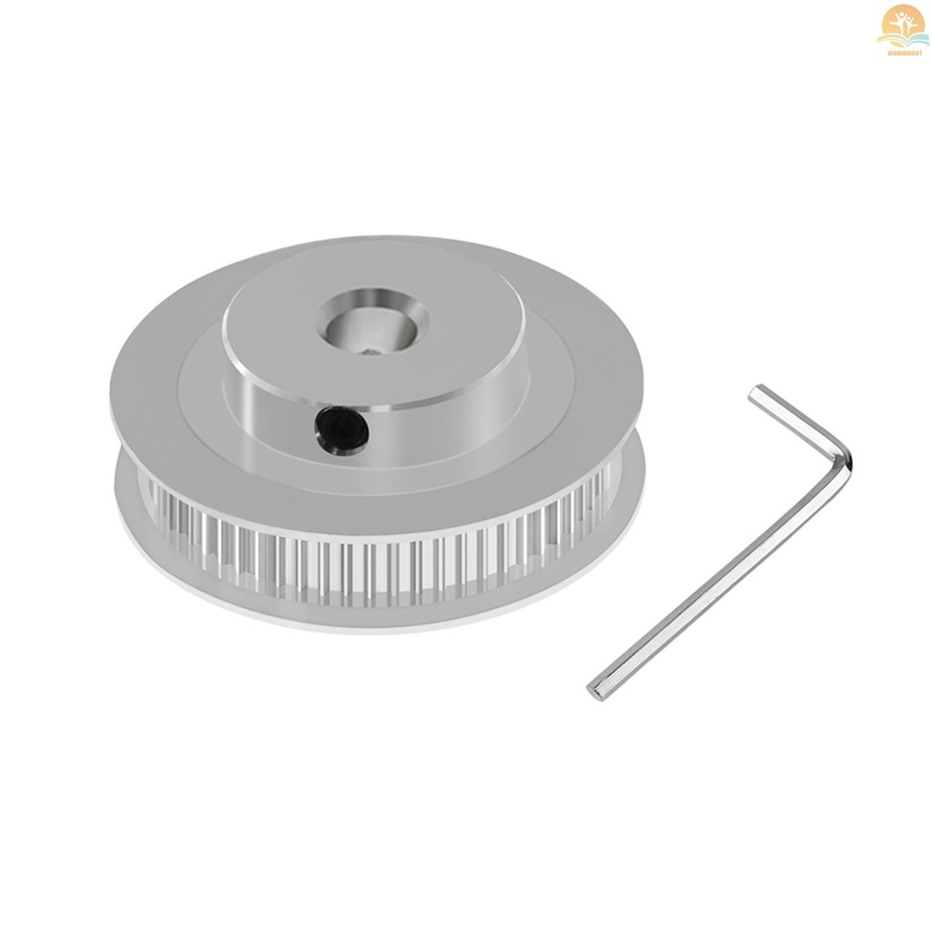 Aluminum GT2 Timing Pulley 60 Teeth 60T 8mm Bore Synchronous Wheel for 6mm Width 3D Printer GT2 Timing Belt