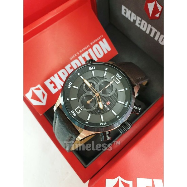 Jam Tangan Pria Expedition E 6768 M Black Rosegold