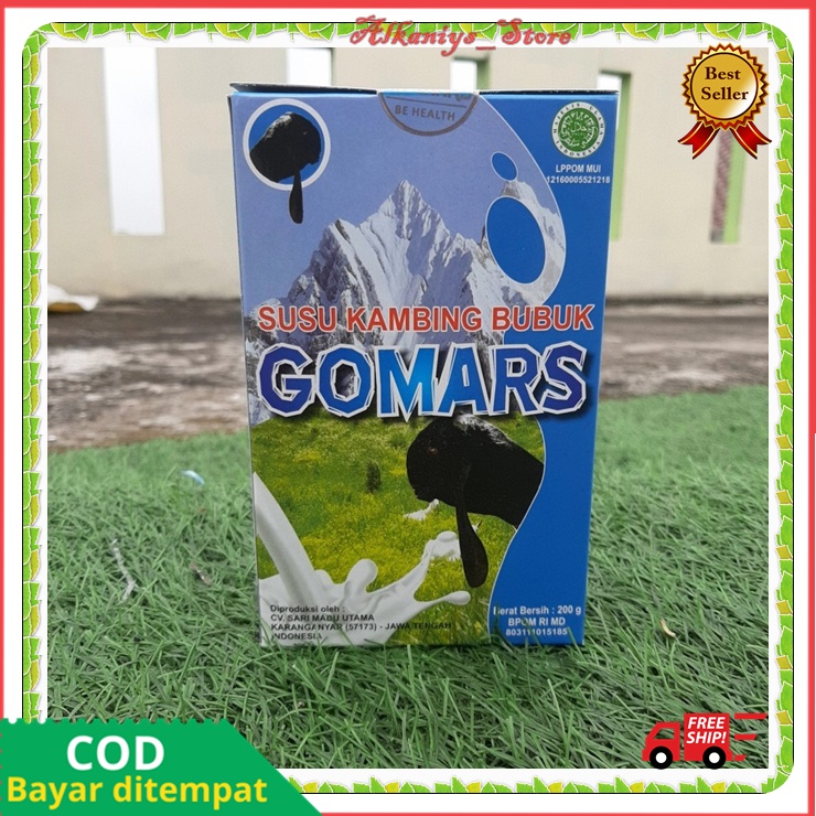 

Susu Kambing Bubuk Murni Gomars Original Susu Kambing GMP ORI Asli Tanpa Gula Kualitas Terbaik