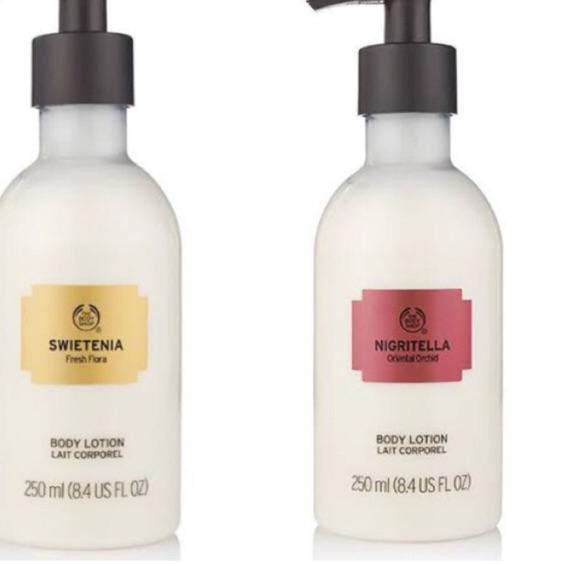 ➽ The Body Shop Body Lotion Swietenia 250ml / Body Lotion Nigritella 250ml ✱