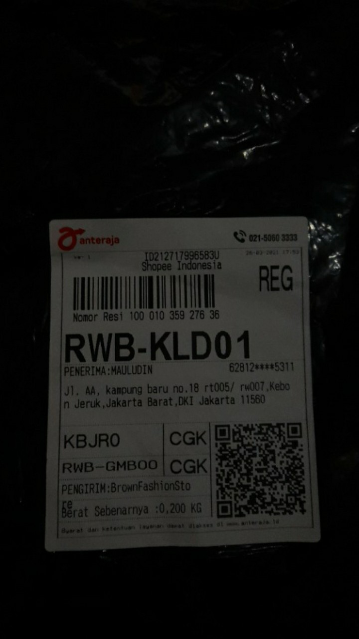 Kemeja Barik Slimfit  Premium Black