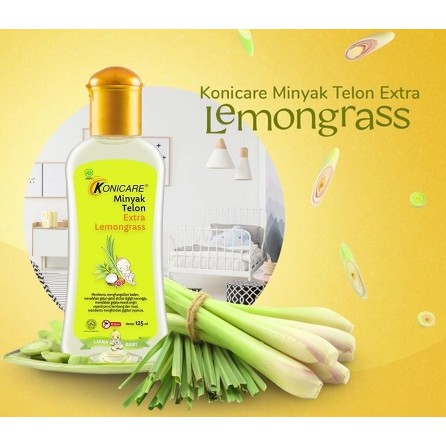 Konicare Minyak Telon Extra Lemongrass - Minyak Telon Bayi/Telon oil