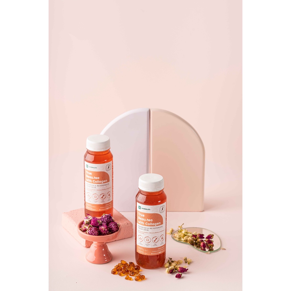 

Herbaleo True Beau Tea With Collagen Minuman Herbal 250ml Healthy Drink Menjaga Kesehatan Kulit