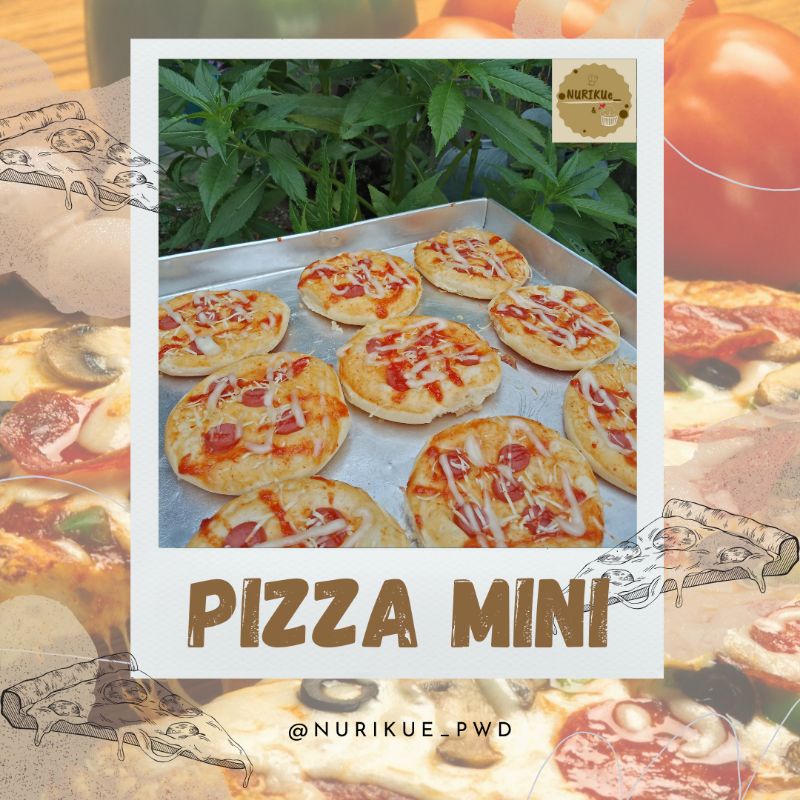 

PIZZA MINI HOMEMADE by Nurikue Purwodadi empuk lembut gurih