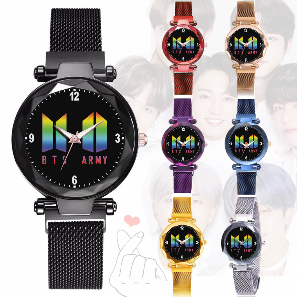 Jam Tangan Wanita Custom BTS - BTS ARMY - Bangtan Boys Exclusive 4