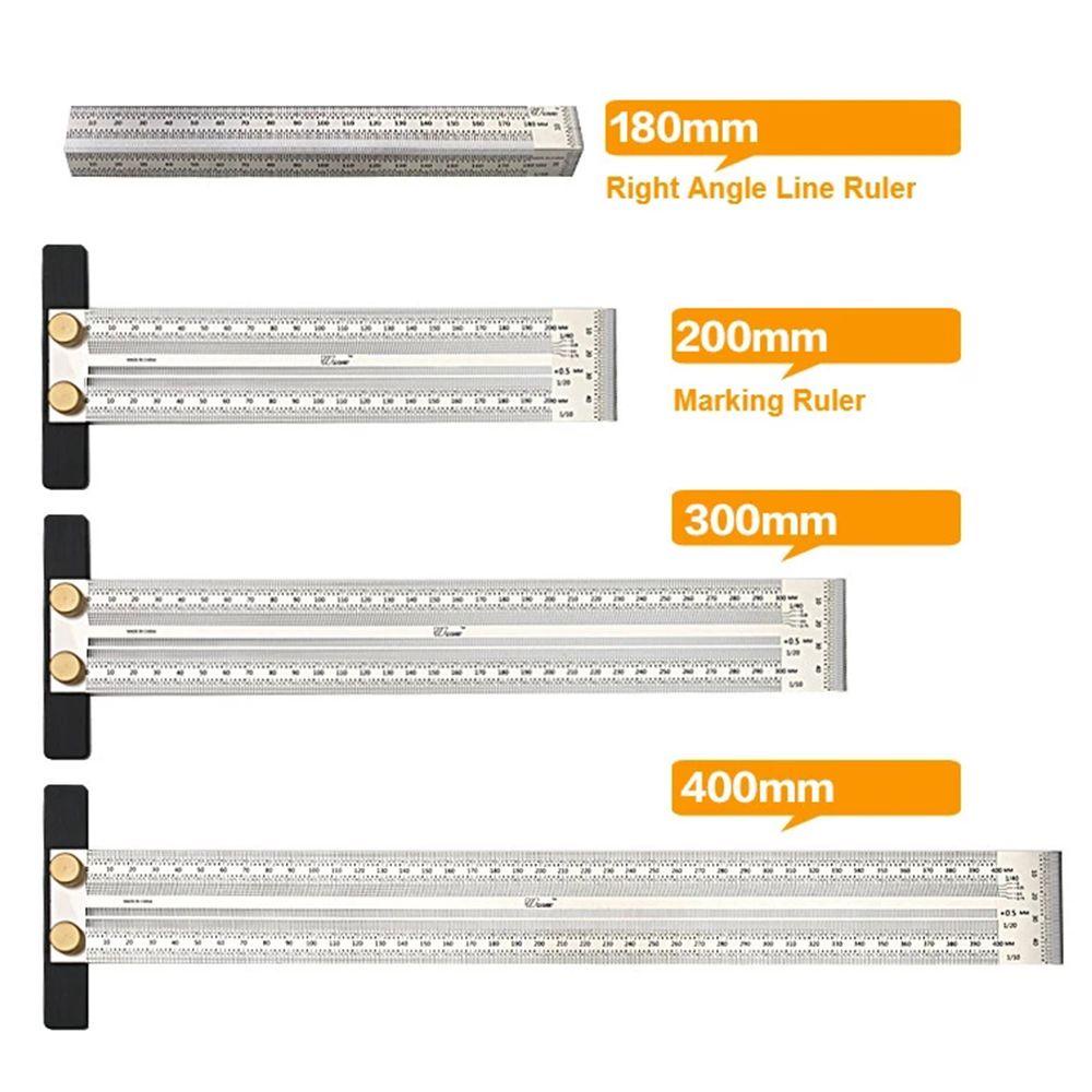 POPULAR Populer Penggaris Skala Efisien Alat Ukur Presisi Tinggi T-Type Hole Ruler