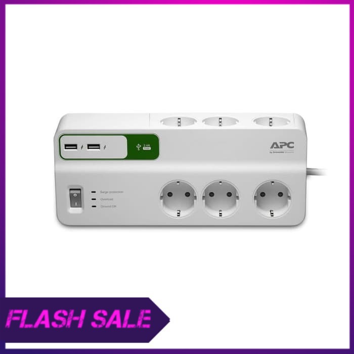 APC Surge Protector PM6UGR   PM6U GR colokan anti petir