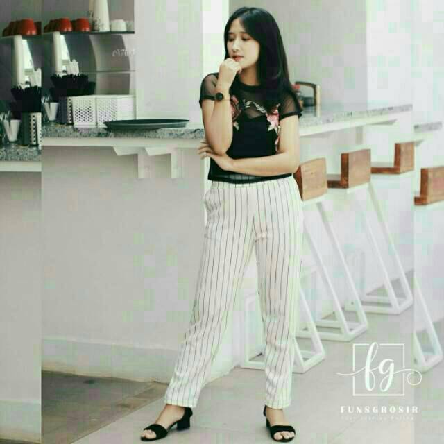KULOT SCUBA ZARA STRIPE STRIPE PANTS LUNA STRIPE PANTS SCUBA PANTS KEKINIAN