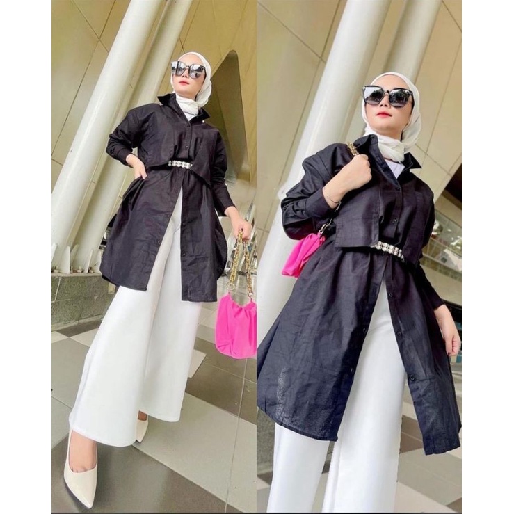 1KG MUAT 5PCS | GAIA TUNIK SAKU SUPER HITS OOTD SELEBGRAM FASHION GROSIR MURAH WANITA