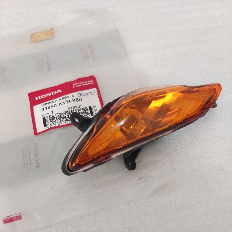 Lampu riting ritting Sen sein depan bagian KIRI Honda New Supra Fit S Original 33450 KVR 960