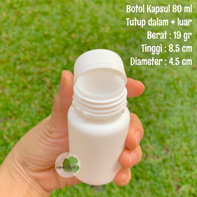 Botol kapsul 80 ml